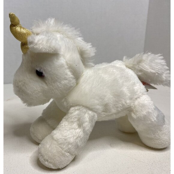 Aurora World Plush Unicorn 8 inch Purple Eyes 2016 Stuffed Animal Toy Fantasy - Picture 1 of 6